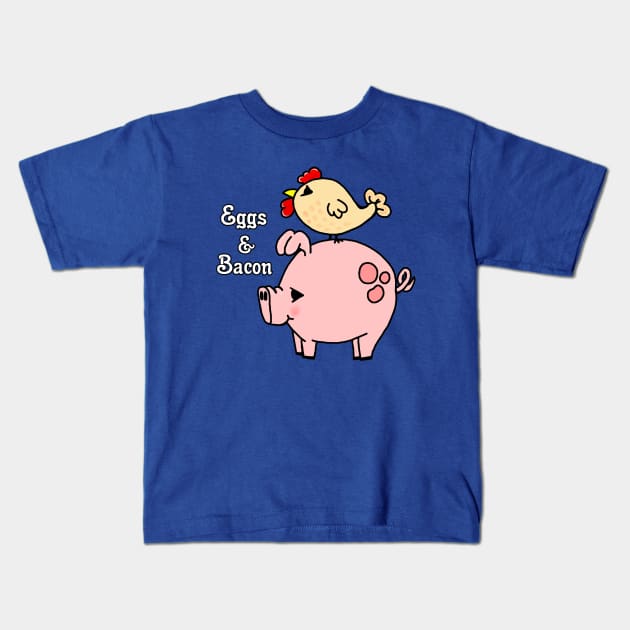 Eggs and Bacon Kids T-Shirt by imphavok